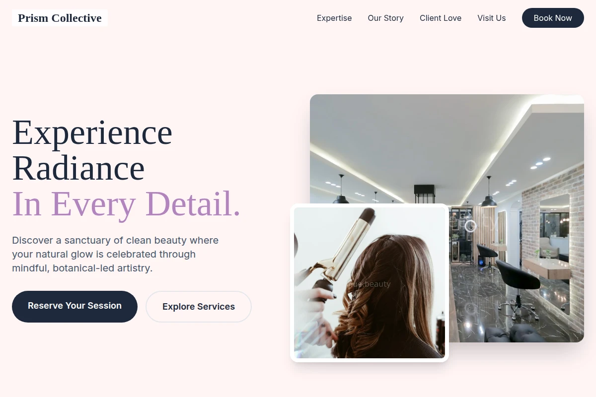 Clean Beauty Salon