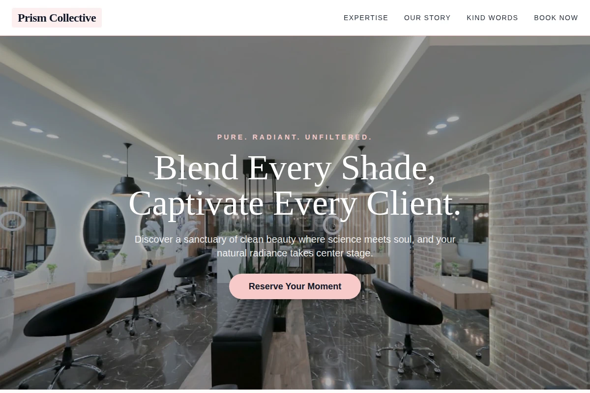 Clean Beauty Salon